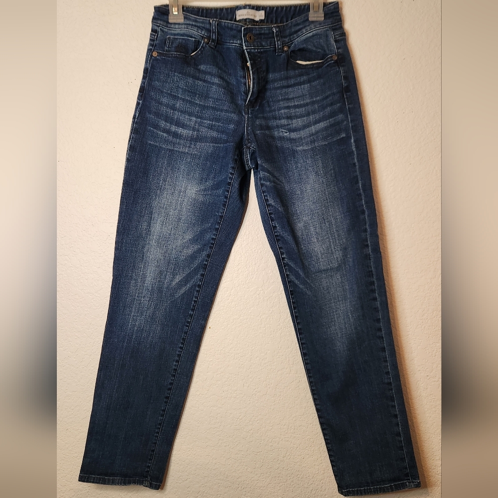 L.L. Bean Signature Straight Denim Blue Jeans Medium Wash Women's Size 2